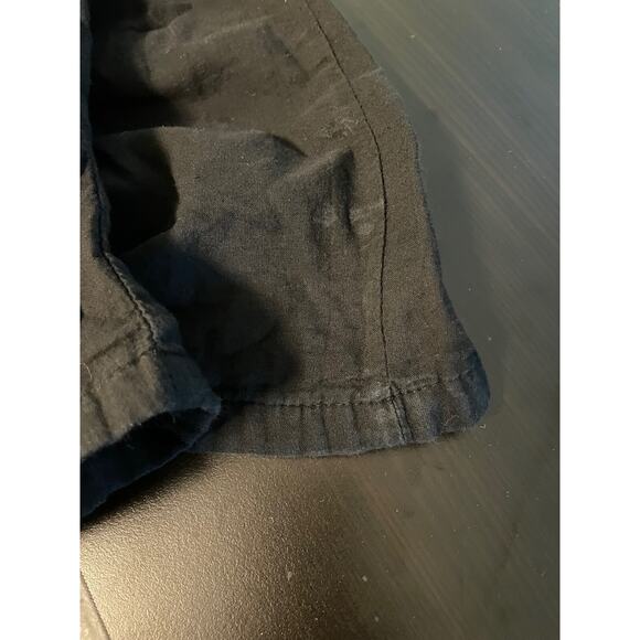 Hard Tail Forever Womens Romper Medium Black Strapless Wide Leg Drawstring Y2K - Picture 8 of 9